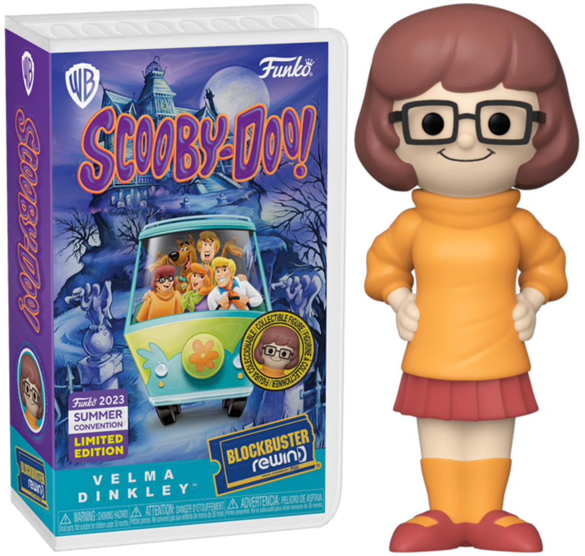 Funko Blockbuster Rewind: Scooby Doo - Velma Dinkley (Summer Conventio –  Sweets and Geeks