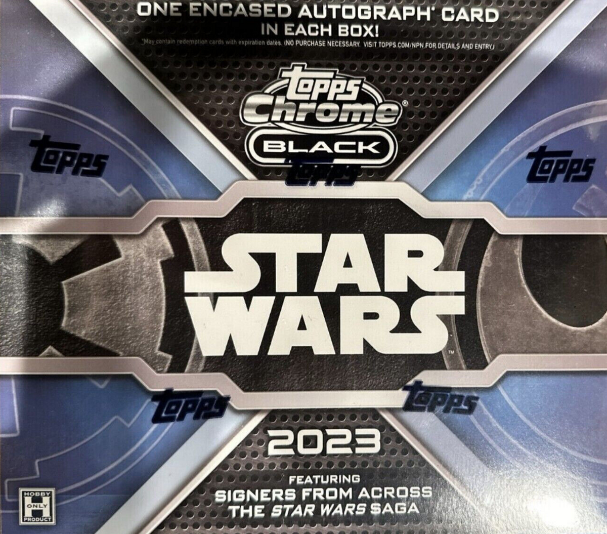 2023 Topps Star Wars Chrome Black Hobby Box Sweets and Geeks