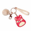 SQUISHMALLOWS FIFI THE FOX PUFF & POM POM KEYCHAIN