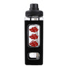 Naruto Akatsuki 24oz Square Silicone Sleeve Water Bottle