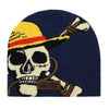 One Piece Patch Skull Cap Beanie