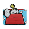 Peanuts Snoopy & Woodstock Zippered Card Wallet