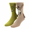 Dreamworks Shrek & Donkey Magnetic 3D Crew Socks