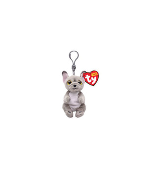 Ty - Wilfred Gray Dog Belly Clip - Sweets and Geeks