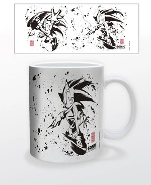 Sonic - Paint Splatter Mug - Sweets and Geeks