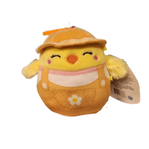 Squishmallows - Aimee the Chick 3.5” (Overalls) - Sweets and Geeks