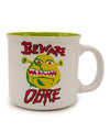 Shrek Beware Ogre 20oz Ceramic Camper Mug - Sweets and Geeks