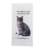 Tabby, Silver Cat - Towel