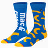 Kraft Mac & Cheese Split - Men's Crew Straight Socks