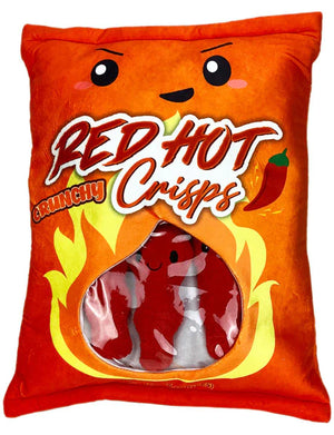 Red Hot Crisps Chip Bag Plush - Sweets and Geeks