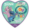 Disney Stitch Heart Box with Charm Bracelet & Gummies - 3.1oz