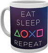 PlayStation - Eat Sleep Game Repeat Mug 11 oz.