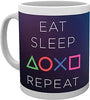 PlayStation - Eat Sleep Game Repeat Mug 11 oz.