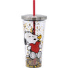 Peanuts Snoopy Glitter Cup