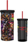 Five Nights At Freddys Special Delivery Collage 20oz Plastic Cold Cup w/ Lid