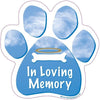 Paw Magnets - Memorial: (In Loving Memory)