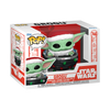 Funko Pop Star Wars: Holiday - Grogu with Santa Hat in Pram #746