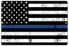 Blue Line Flag - 12" x 17" Metal Sign