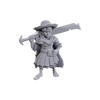 Pathfinder Deep Cut Unpainted Miniatures - Female Halfling Magus Low-Level