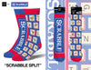 Scrabble - Men's Crew Straight Socks