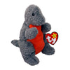 Ty Beanie Baby - Emmett the Grey Dinosaur