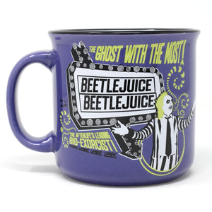 Beetlejuice Bio Exorcist 20oz Ceramic Camper Mug - Sweets and Geeks