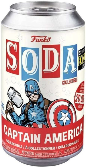 Funko Soda - Captain America (Hammer) (Entertainment Earth Exclusive) Sealed Can - Sweets and Geeks