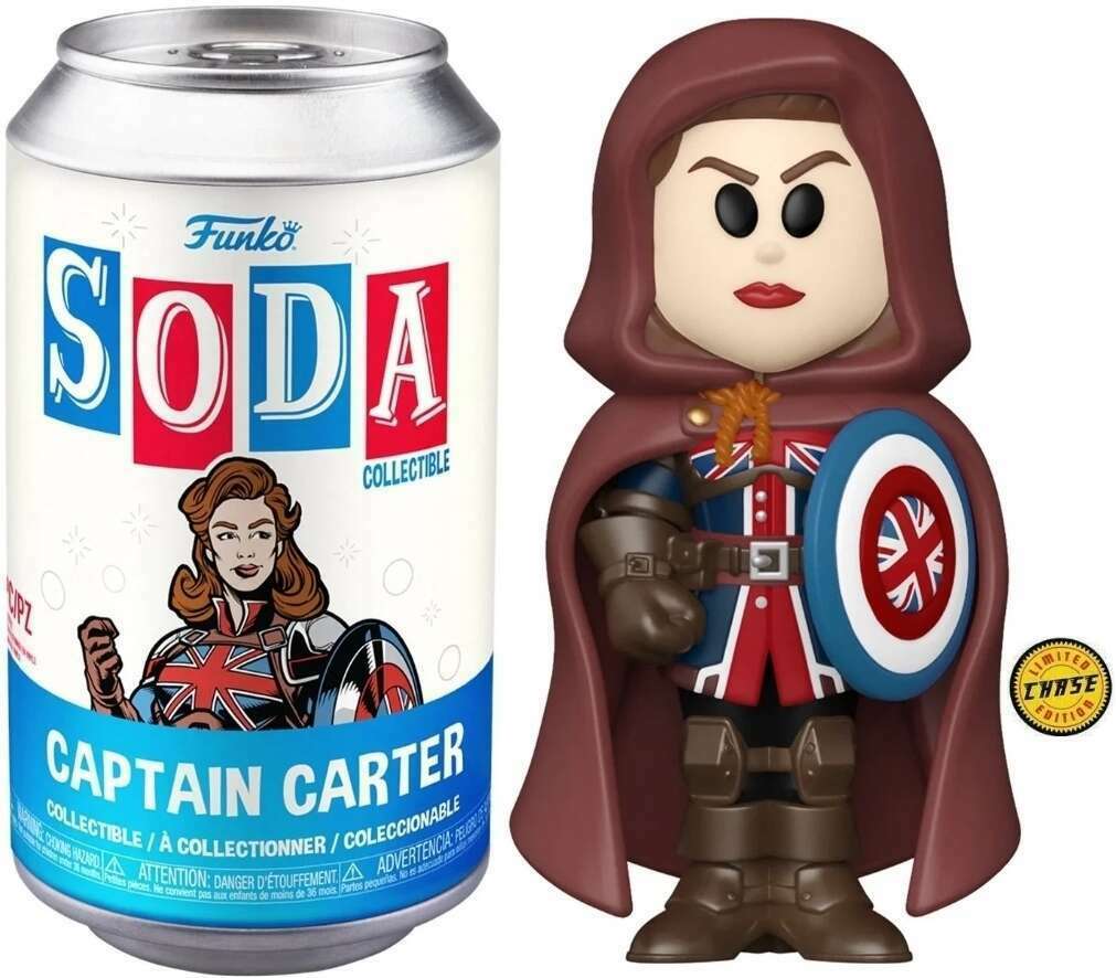 Funko Soda - Captain Carter (Opened) (Cloaked Chase) – Sweets and Geeks
