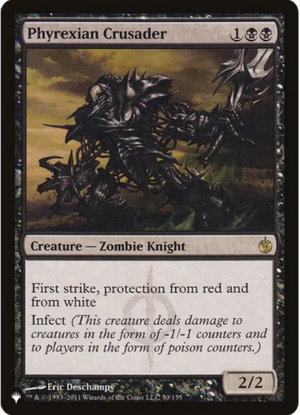 Phyrexian Crusader - The List - #50/155 - Sweets and Geeks