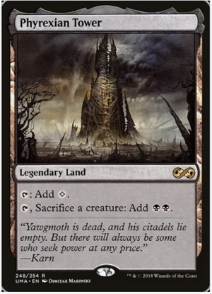 Phyrexian Tower - Ultimate Masters - #248/254 - Sweets and Geeks