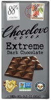 Chocolove 88% Extreme Dark Chocolate 3.2oz Bar