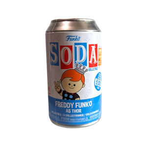 Funko Soda: Freddy Funko - Freddy Funko as Thor (2023 Camp Fundays) Sealed Can - Sweets and Geeks