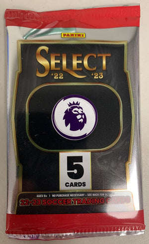 2022/23 Panini Select EPL Soccer Hobby Pack - Sweets and Geeks