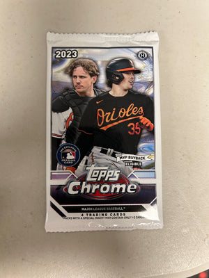 2023 Topps Chrome Baseball Hobby Pack - Sweets and Geeks