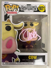 AUTOGRAPHED by Charlie Adler - Funko Pop! Animation: Cartoon Network - Cow (OC Celebrity Marketing Cert) #1071