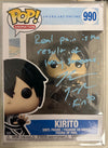 AUTOGRAPHED by Bryce Papenbrook - Funko POP! Animation: Sword Art Online - Kirito (Beckett Cert) #990