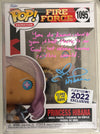 AUTOGRAPHED by Colleen Clinkenbeard - Funko Pop! Animation: Fire Force - Princess Hibana (Glows in the Dark) (2022 Funimation Exclusive) (JSA Cert) #1095