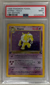 Hypno (8) (1st Edition) Fossil # 08/62 (Graded PSA 9)