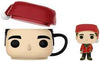 Funko POP! Mug & Pin: The Office - Michael Scott as Fancy Santa (Walmart Exclusive)