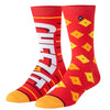 Cheez It Crackers Knit Socks