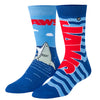 Jaws Open Wide Mix Match Knit Socks