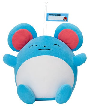 Pokemon Mofugutto Hello Partner! Marill 9" Plush - Sweets and Geeks