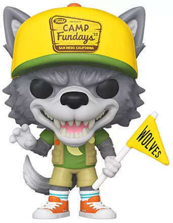 NEW FUNKO POP! PROTOMOA WOLVES 6,500 PCS CAMP FUNDAYS EXCLUSIVE MASCOT  FREDDY !!