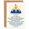 Best Birthday Ever Donald Trump - Funny Birthday Card