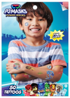 PJ Masks Tattoos 50 Pack - Sweets and Geeks