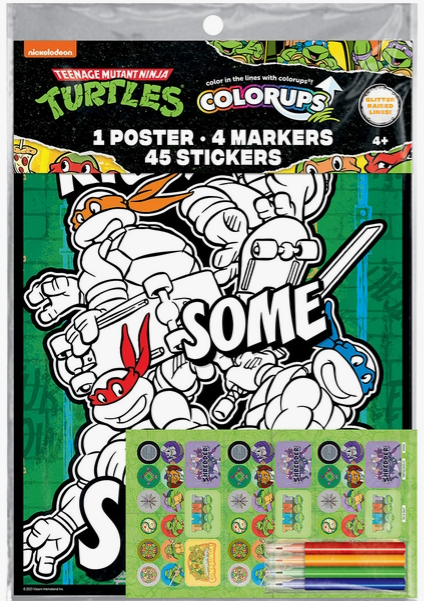 Teenage Mutant Ninja Turtles Coloring Book: Teenage Mutant Ninja