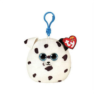 Ty - Fetch White Dog Squish Clip - Sweets and Geeks