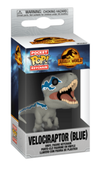 Funko Pocket Pop! Keychain: Jurassic World Dominion- Velociraptor (Blue)