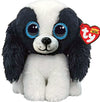 Ty Beanie Boo - Sissy 6" Black and White Dog - Sweets and Geeks