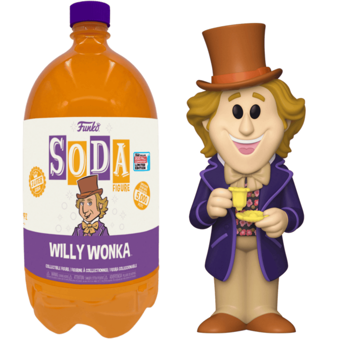 Funko Soda - Willy Wonka (Opened) (Common) (Funko Fall 2023 Exclusive ...